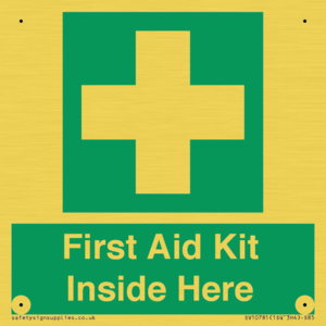 First Aid Kit Inside Here